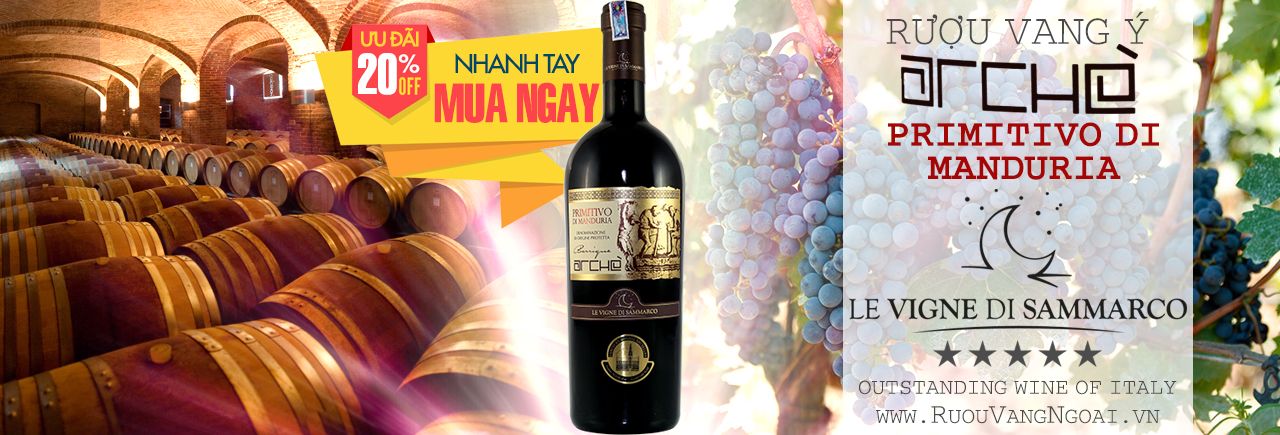 Vang Ý Archè Primitivo Di Manduria