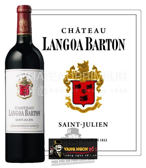 vang pháp Chateau Langoa-Barton 3eme Cru Classe Bordeaux Medoc