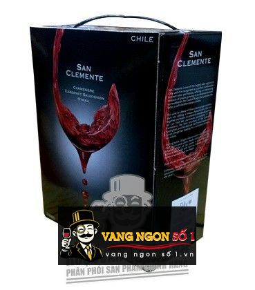 Kết quả hình ảnh cho VANG CHILE SAN CLEMENTE 3 LIT