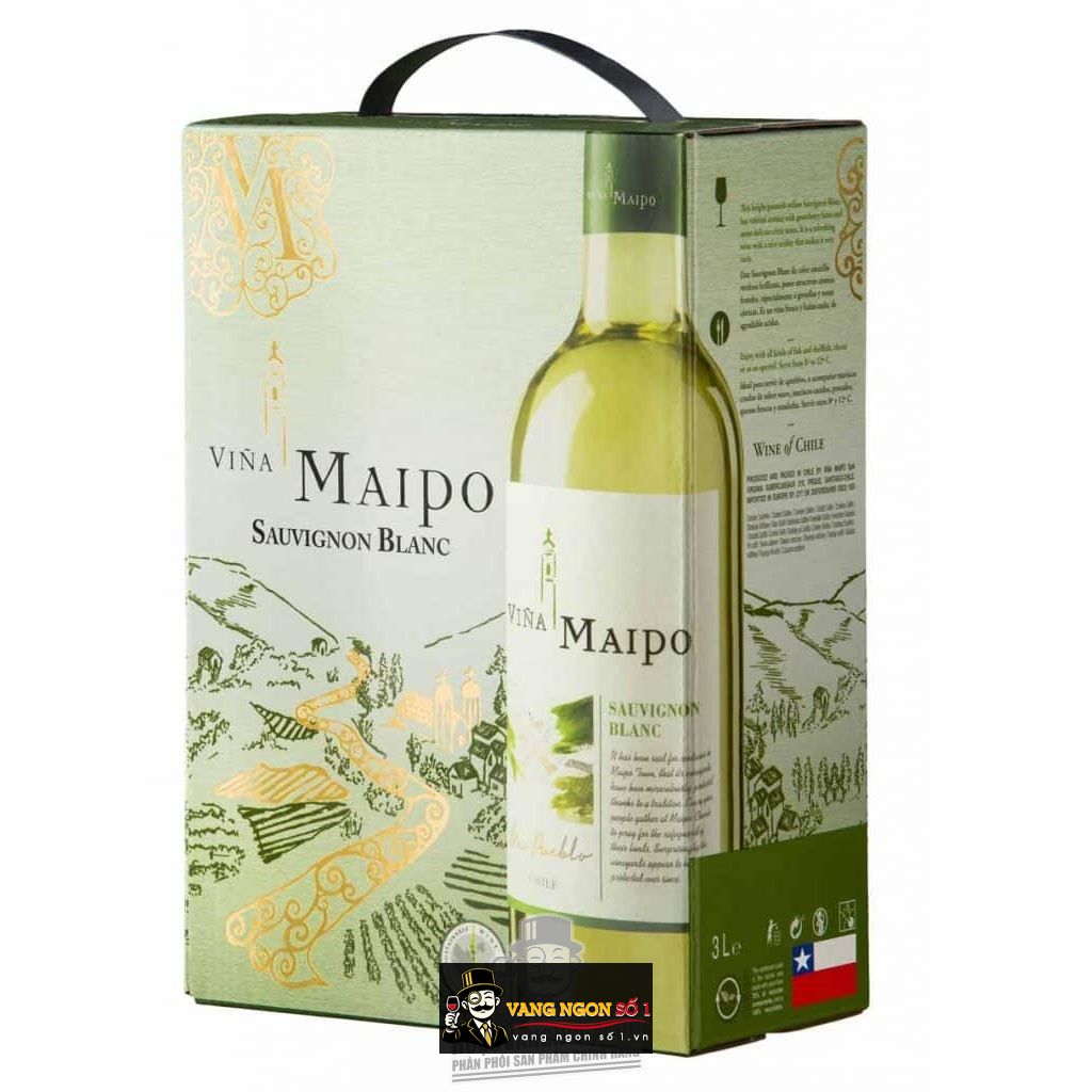 Vang Bịch Chile Vina Maipo Mi Pueblo Sauvignon Bib 3L