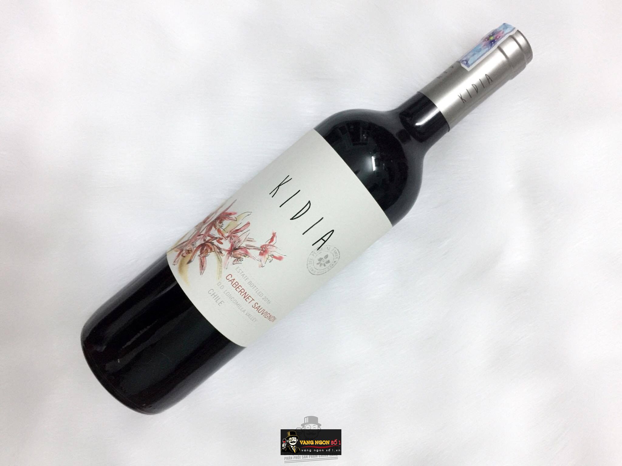 Kết quả hình ảnh cho vang chile kidia cabernet sauvignon