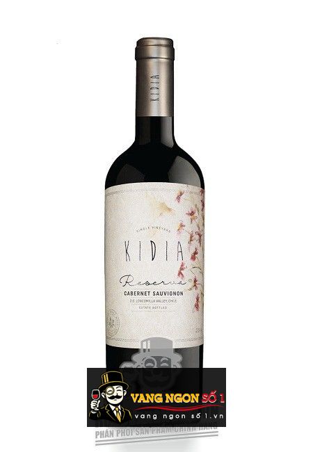 Kết quả hình ảnh cho vang chile kidia reserva cabernet sauvignon