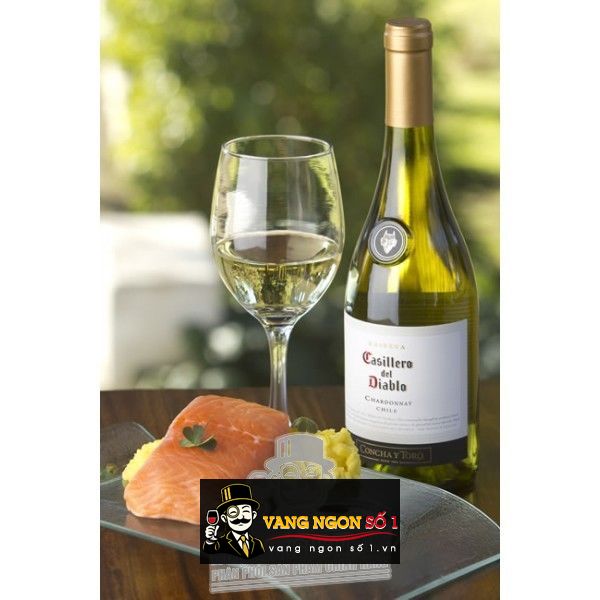 Kết quả hình ảnh cho casillero del diablo chardonnay