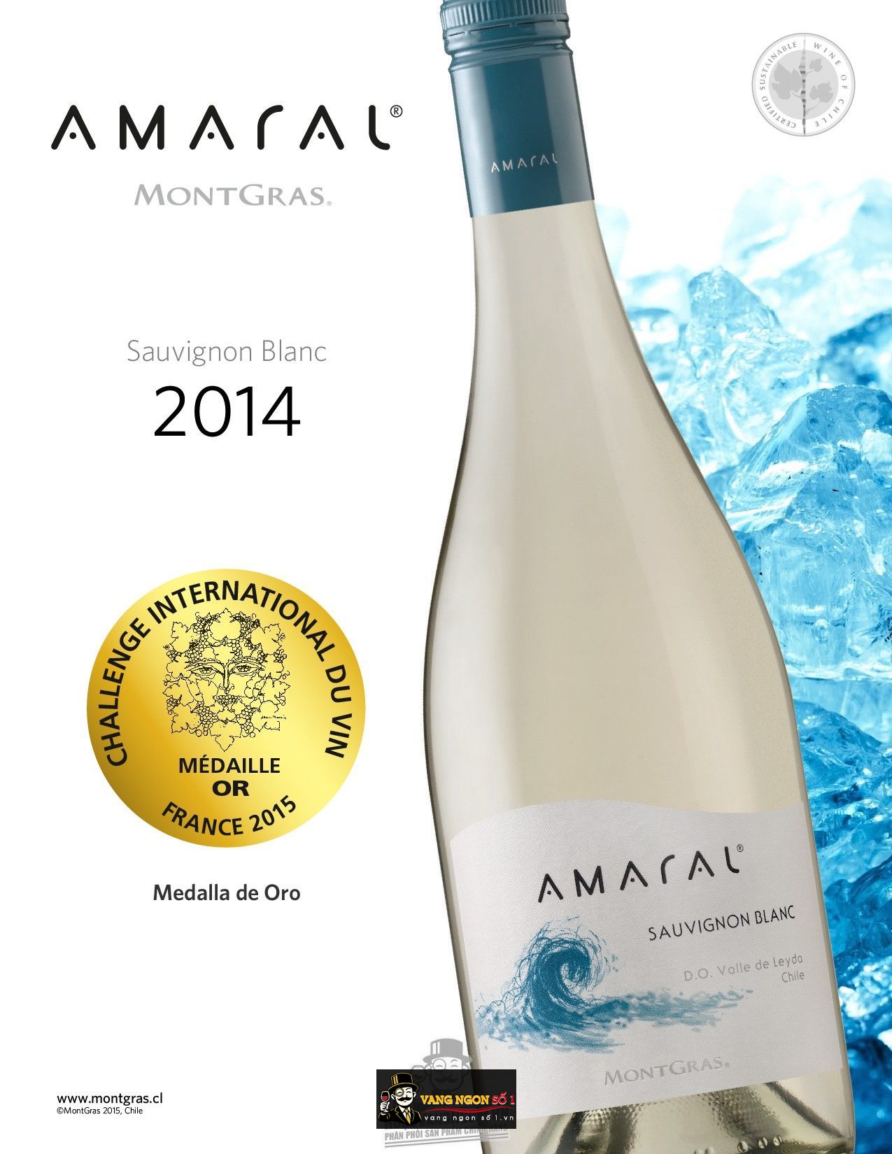 Kết quả hình ảnh cho montgras amaral sauvignon blanc