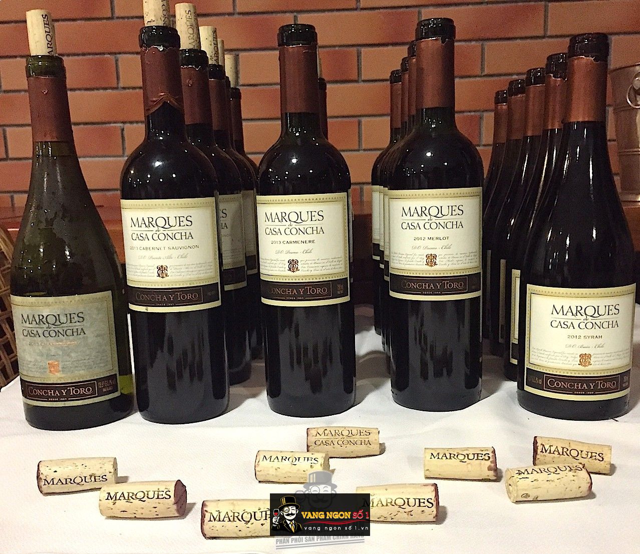 Kết quả hình ảnh cho MARQUES CASA CONCHA syrah