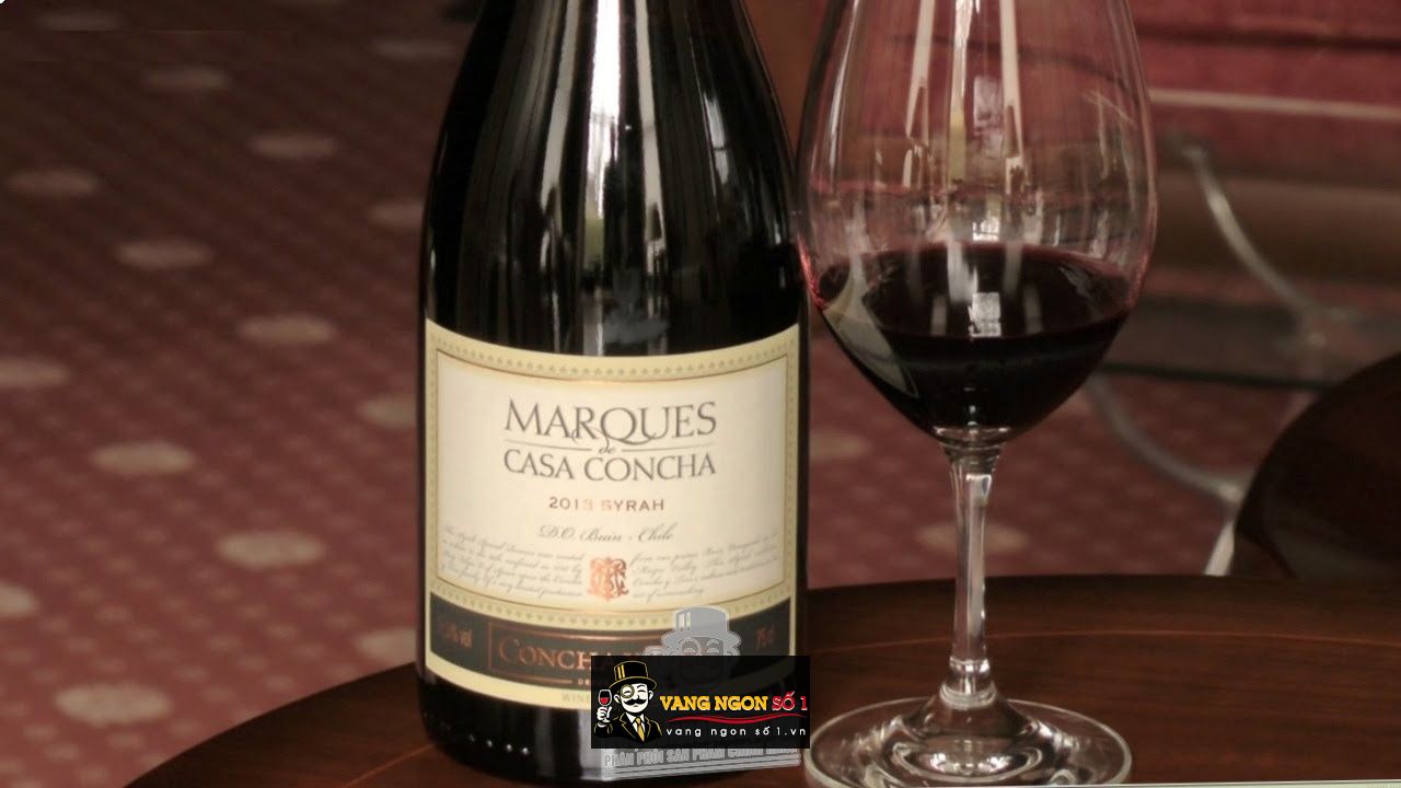 Kết quả hình ảnh cho MARQUES CASA CONCHA syrah