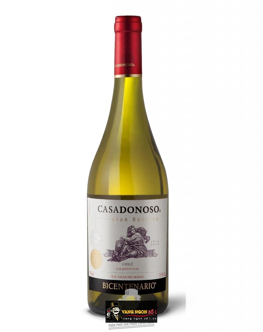 Kết quả hình ảnh cho vang chile casadonoso gran reserva chardonnay