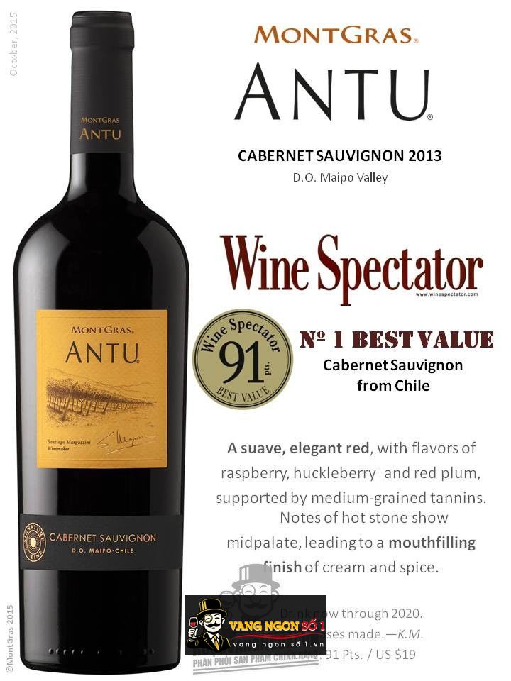 Káº¿t quáº£ hÃ¬nh áº£nh cho vang chile antu cabernet sauvignon 2014