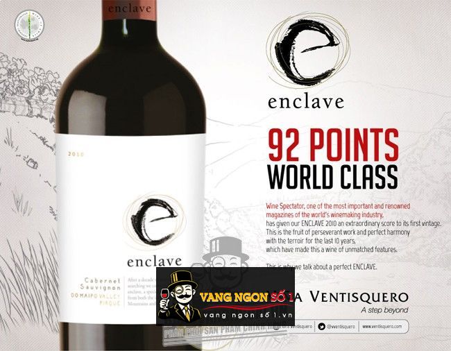 Kết quả hình ảnh cho vang chile ventisquero enclave