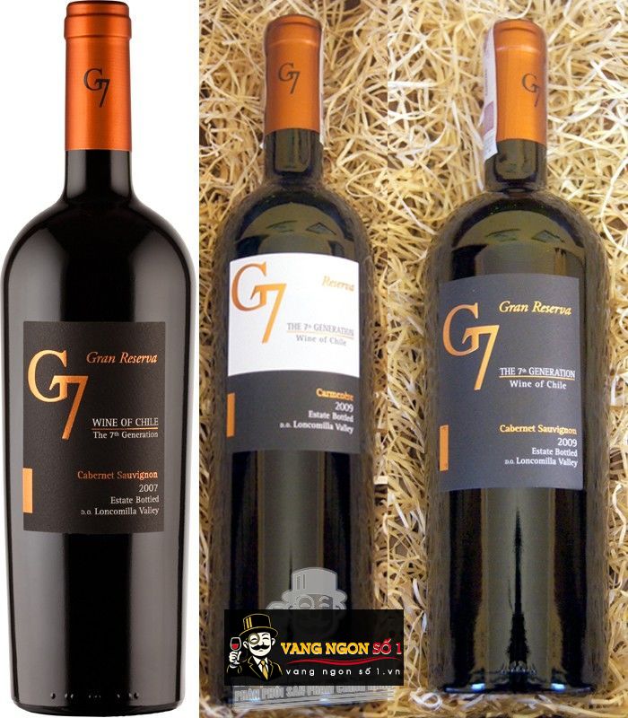Kết quả hình ảnh cho g7 gran reserva cabernet sauvignon