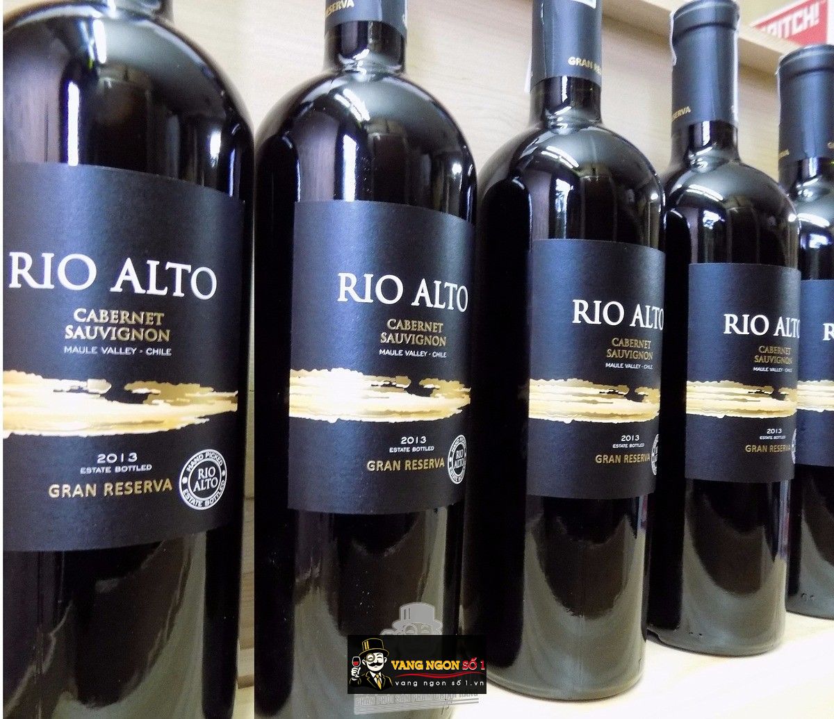 Kết quả hình ảnh cho vang chile rio alto Gran reserva cabernet