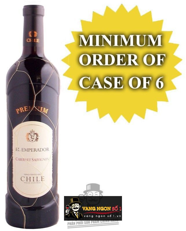 Kết quả hình ảnh cho vang chile EL EMPERADOR CABERNET premium