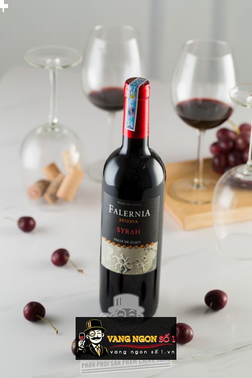 Kết quả hình ảnh cho vang chile FALERNIA RESERVA syrah