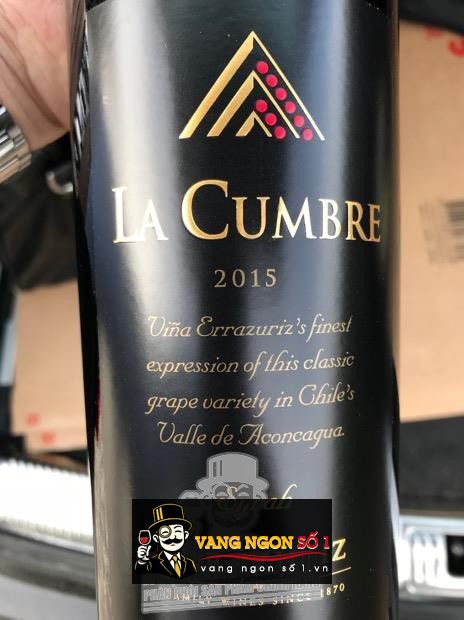 Káº¿t quáº£ hÃ¬nh áº£nh cho LA CUMBRE SYRAH 2016