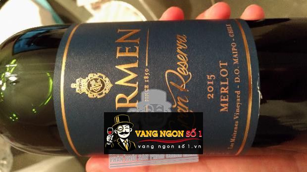 Kết quả hình ảnh cho carmen GRAN RESERVA merlot