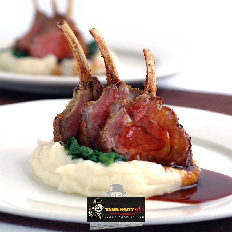 Sườn cừu nướng, bỏ lò, Ruouvangngoai.vn