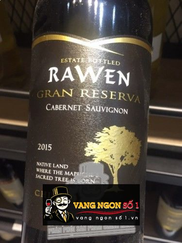 Vang Chile Rawen Gran Reserva Cabernet Sauvignon