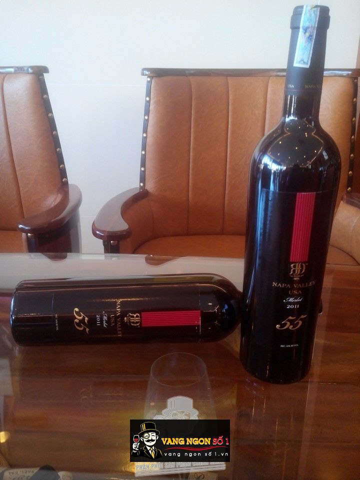 Kết quả hình ảnh cho napa valley 55 MERLOT