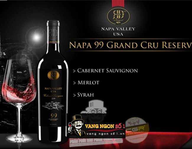 Kết quả hình ảnh cho vang mỹ napa valley 99 CABERNET SAUVIGNON
