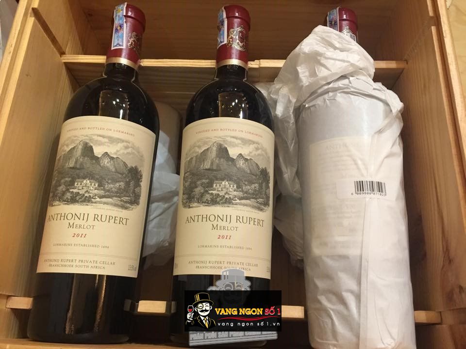 Kết quả hình ảnh cho vang nam phi anthonij rupert merlot