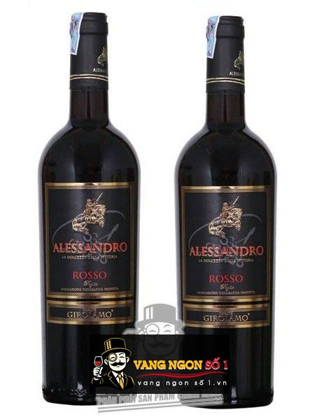 Kết quả hình ảnh cho vang NGỌT ALESSANDRO ROSSO