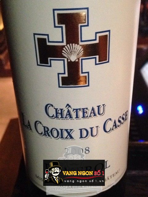 Kết quả hình ảnh cho vang pháp chateau la croix du casse pomerol