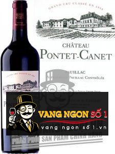 Kết quả hình ảnh cho vang pháp chateau pontet canet