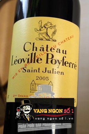Kết quả hình ảnh cho vang pháp chateau leoville poyferre