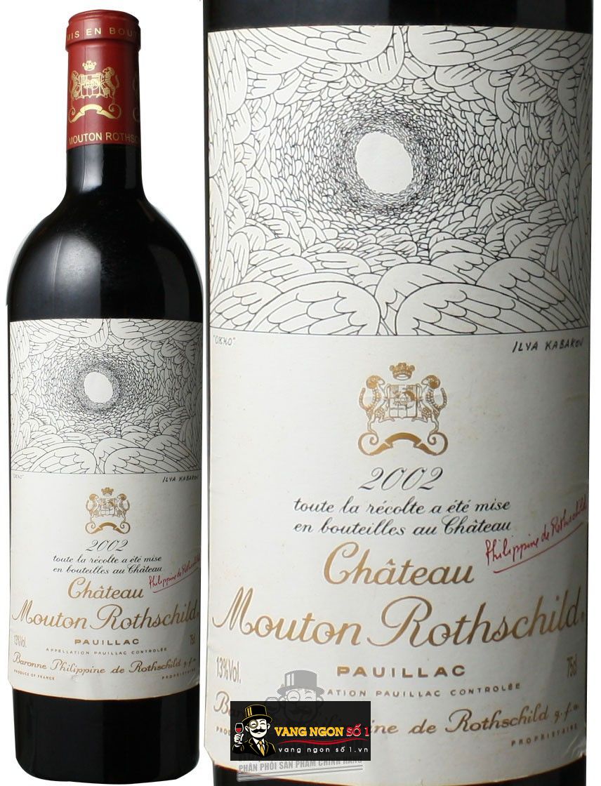 Kết quả hình ảnh cho chateau mouton rothschild 2002