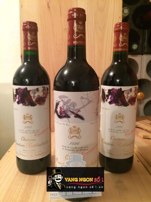 Kết quả hình ảnh cho chateau mouton rothschild 1996