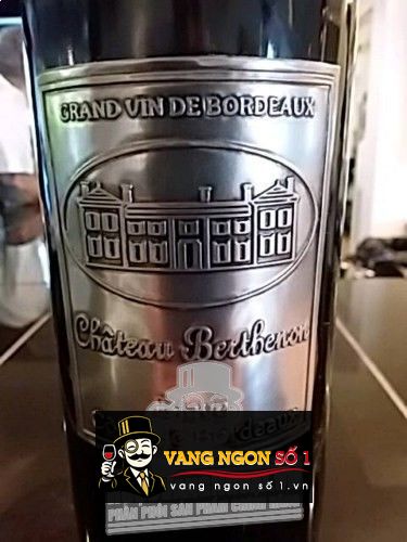 Kết quả hình ảnh cho CHATEAU BERTHENON BLAYE COTES DE BORDEAUX