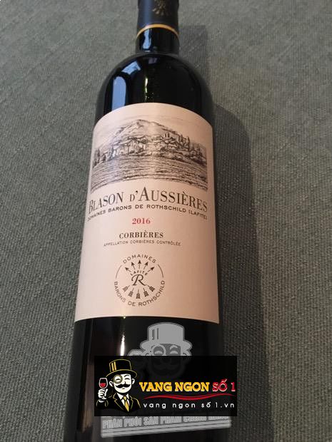 2016 Château d‘Aussieres Corbières Blason d‘Aussières, France ...