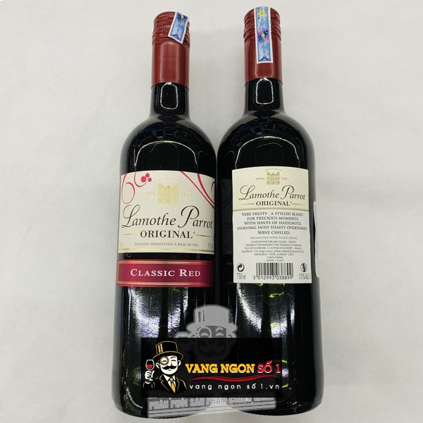 Rượu vang Lamothe Parrot Original Classic Red-Pháp (75ml, 11 ...