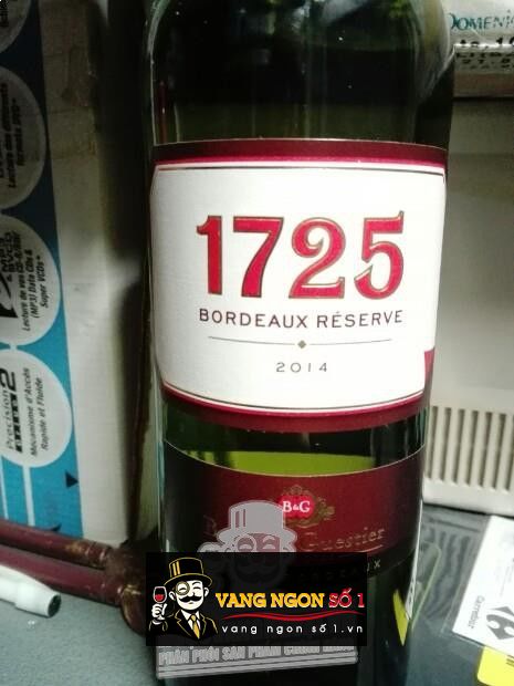 2014 Barton & Guestier Bordeaux Reserve 1725, France, Bordeaux ...