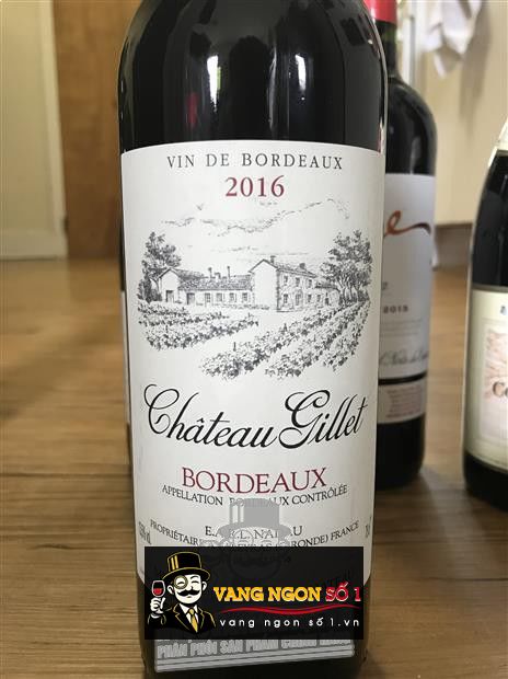 Kết quả hình ảnh cho CHATEAU GILLET bordeaux