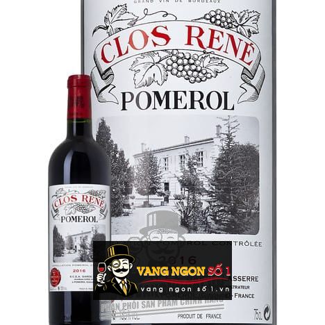 Clos René Pomerol Rouge 2016 pas cher à prix Auchan