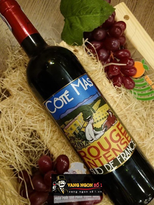 Kết quả hình ảnh cho vang pháp cote mas rouge intense
