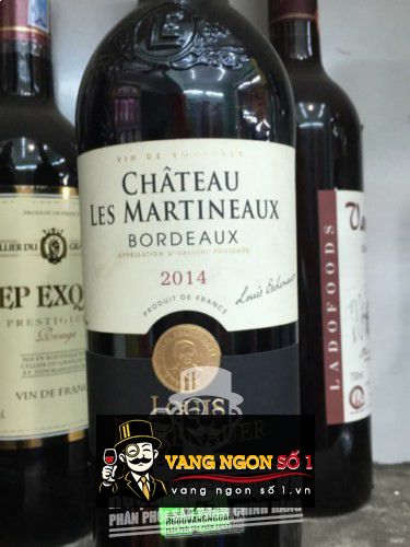 Vang Pháp Chateau Les Martineaux Bordeaux