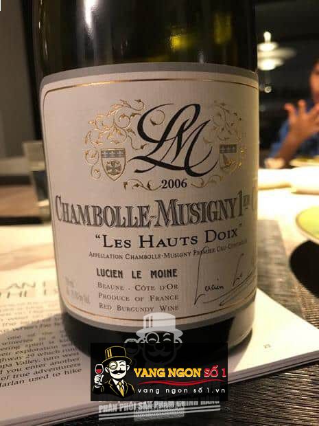 Vang Pháp Chambolle Mesigny Les Hauts Doix Le Moine