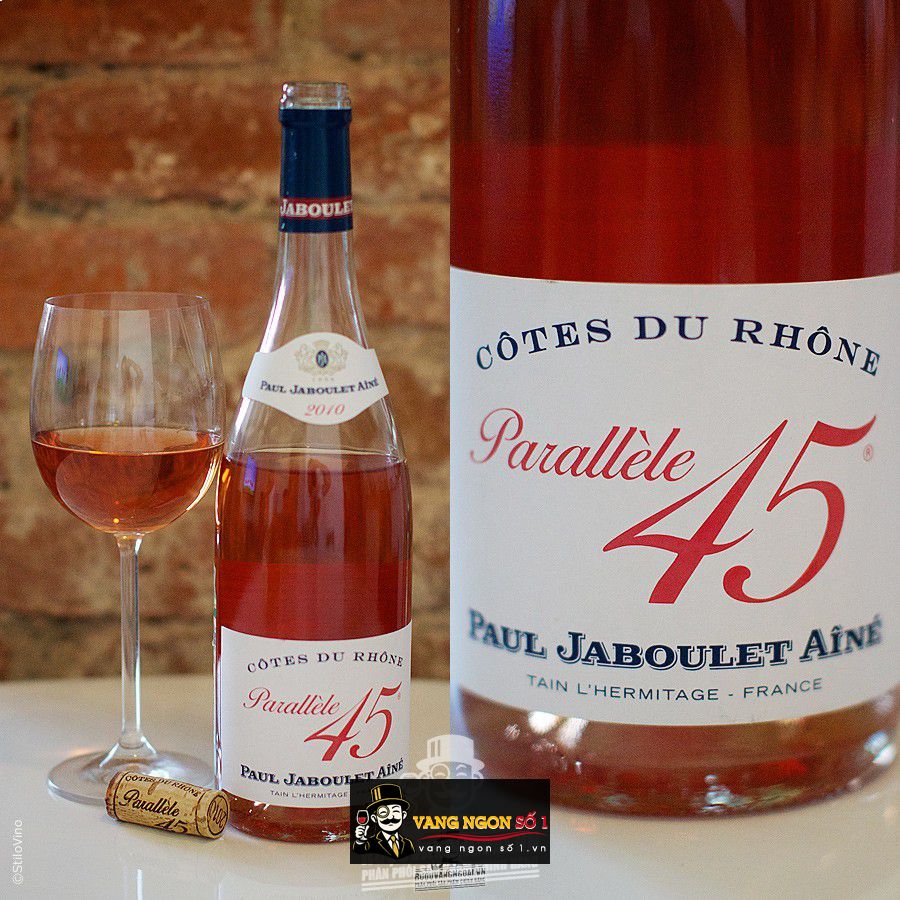 Rượu vang Parallele 45 Cotes du Rhone Rose