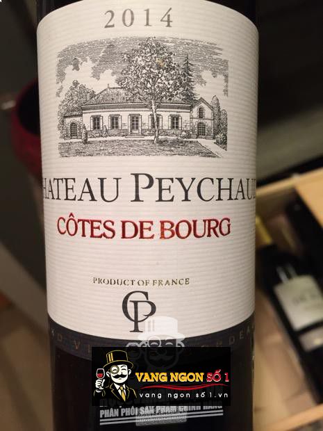 Rượu vang Chateau Peychaud Côtes De Bourg