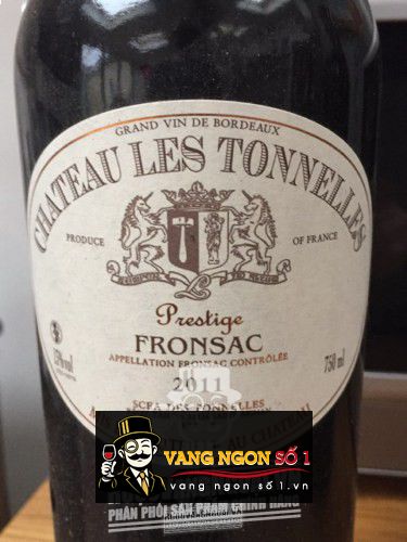 Rượu vang Chateau Les Tonnelles Fronsac