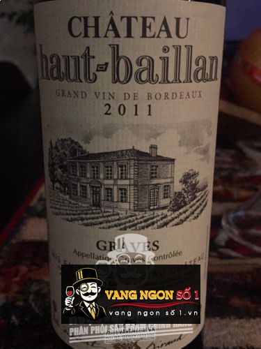 Rượu vang Chateau Haut Baillan Graves Rouge