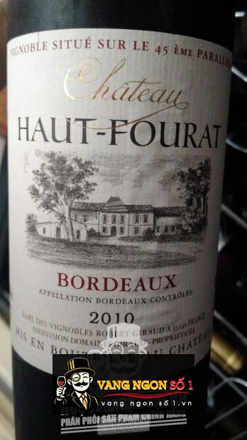 Rượu vang Chateau Haut Fourat Bordeaux