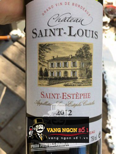 Rượu vang Chateau Saint Louis Saint Estephe
