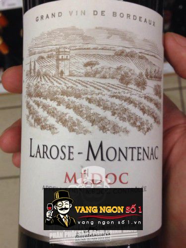 Vang Pháp Larose Montenac Medoc Antoine Moueix