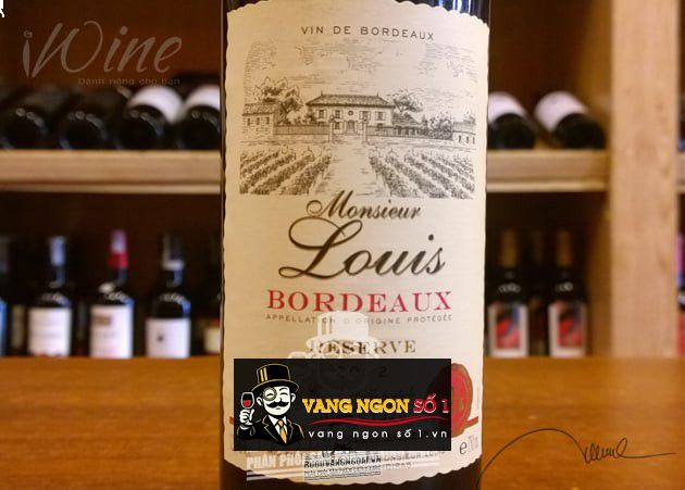 Vang Pháp Monsieur Louis Bordeaux