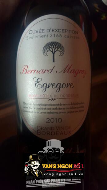 Vang Pháp Bernard Magrez Egregore Bordeaux