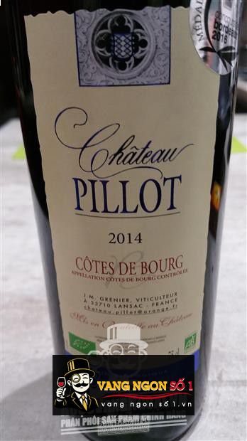 Vang Pháp Chateau Pillot Cotes de Bourg