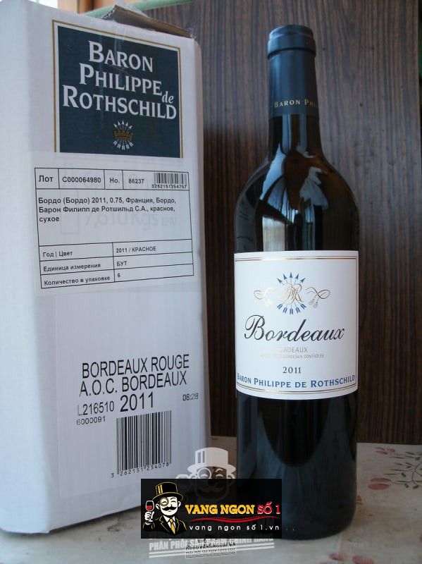 Vang Pháp Baron Philippe de Rothschild Bordeaux
